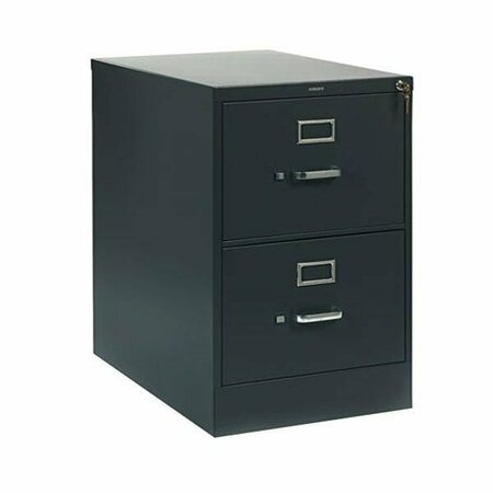 HON 312CPS 310 Series Charcoal Full-Suspension Two-Drawer Filing Cabinet - 18 1/4'' x 26 1/2'' x 29'' 328HON312CPS
